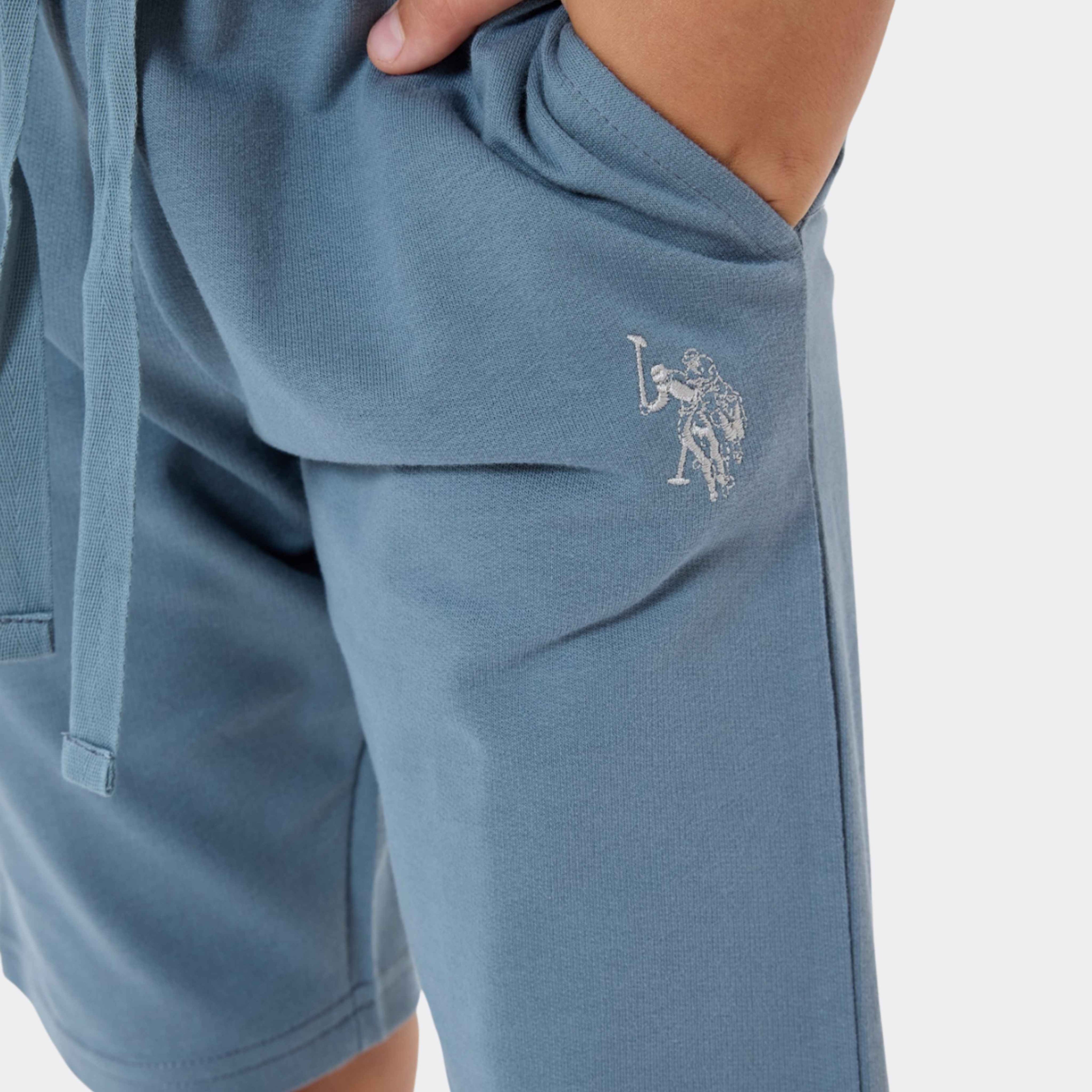 U.S. Polo Assn. | Misty Blue College Erkek Çocuk Şortlu Takım