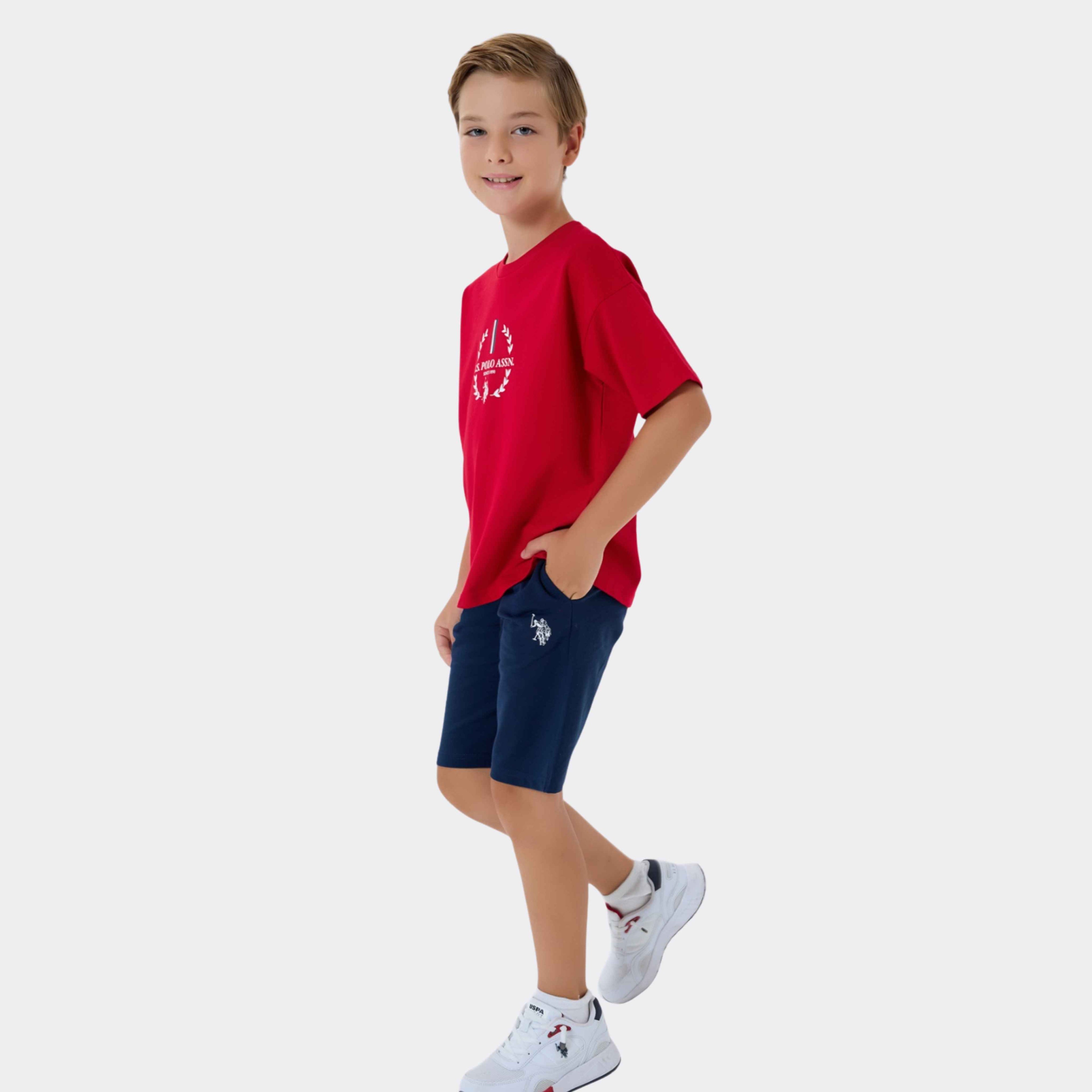 U.S. Polo Assn. | Laurel Crest Erkek Çocuk Şortlu Takım