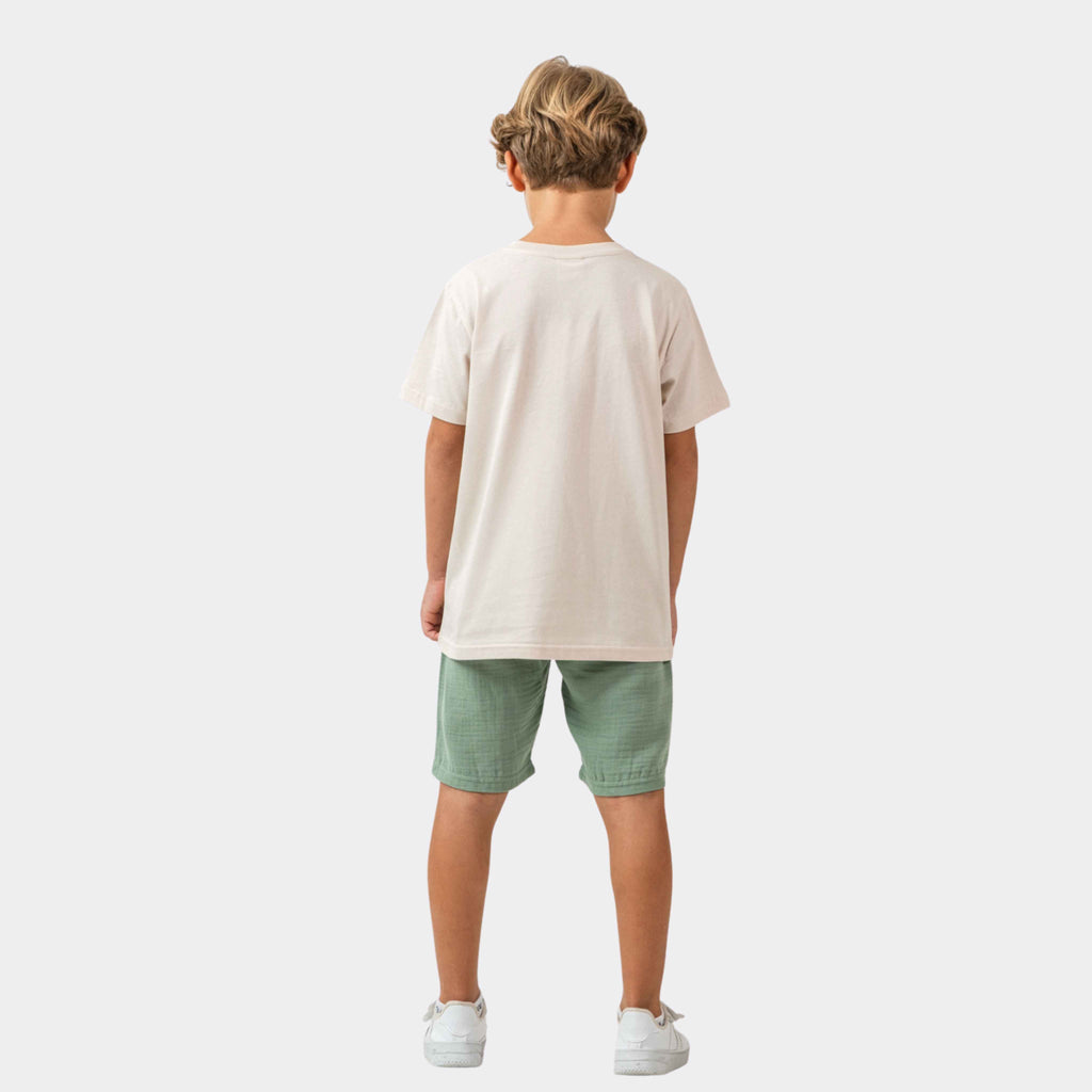 U.S. Polo Assn. | Mint Breeze Müslin Şortlu Erkek Çocuk Takım