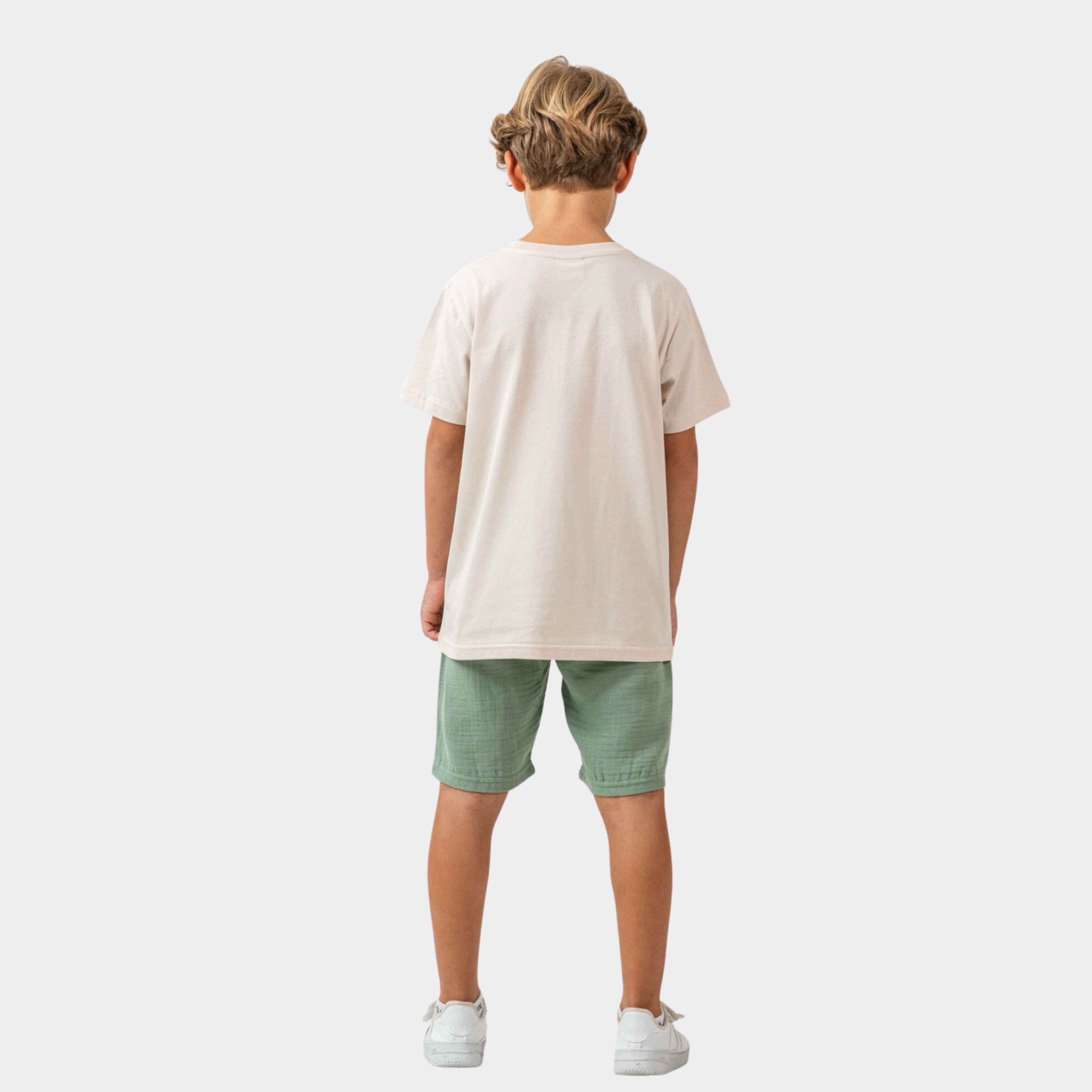 U.S. Polo Assn. | Mint Breeze Müslin Şortlu Erkek Çocuk Takım