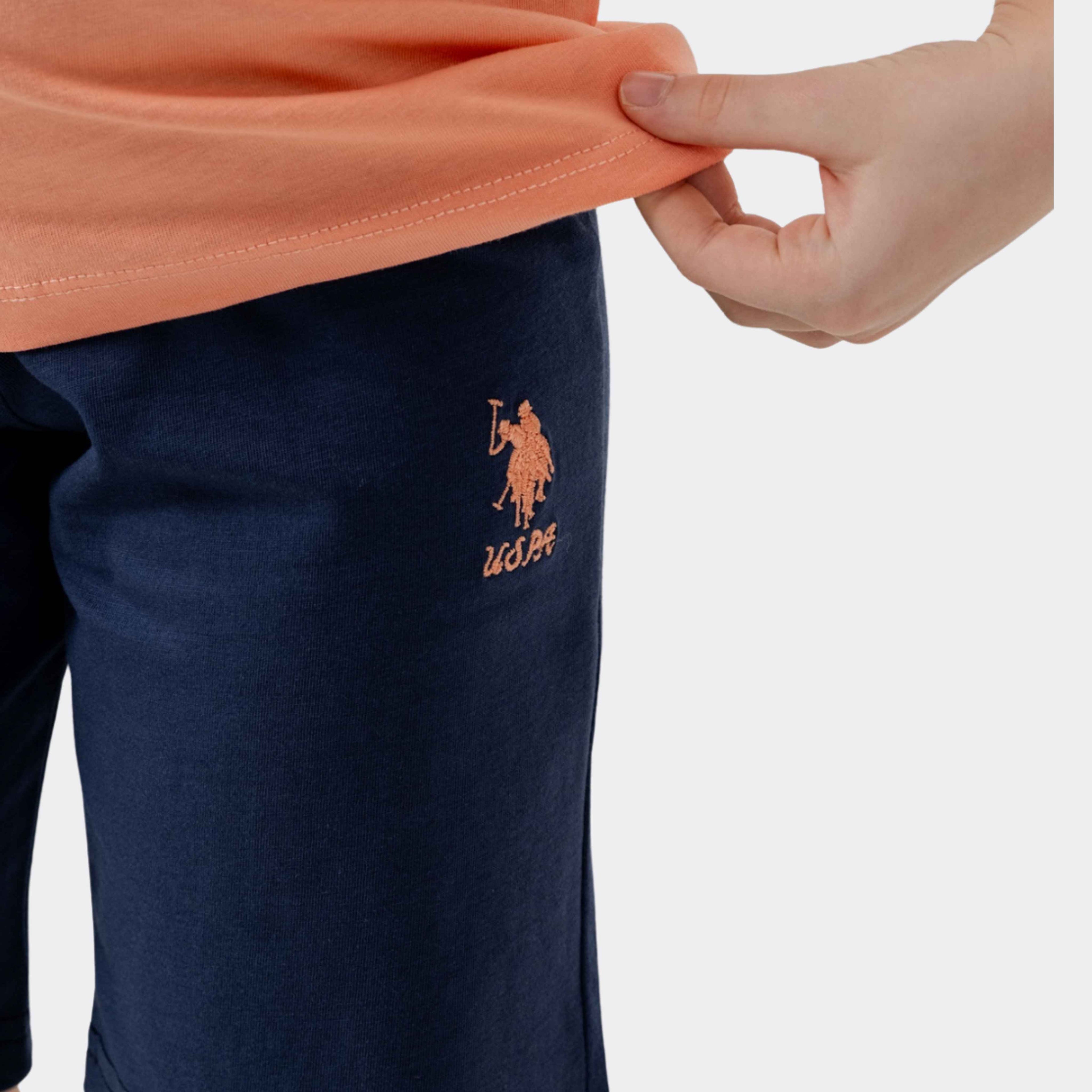 U.S. Polo Assn. | California Heritage Kız Çocuk Şortlu Takım