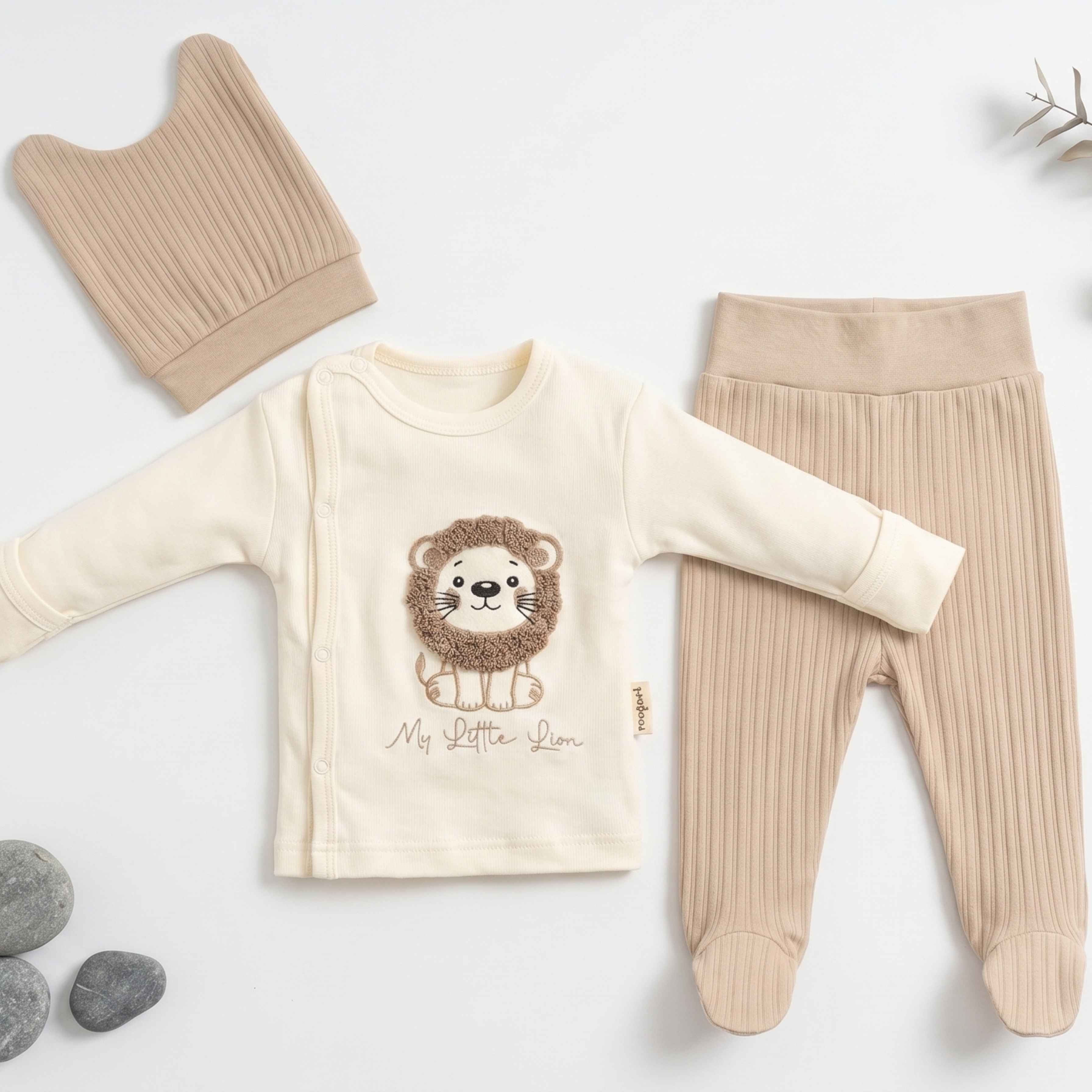 Little Lion Serisi | Fitilli 3’lü Yenidoğan Seti