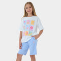 U.S. Polo Assn. | Summer Stamp Floral Kız Çocuk Şortlu Takım