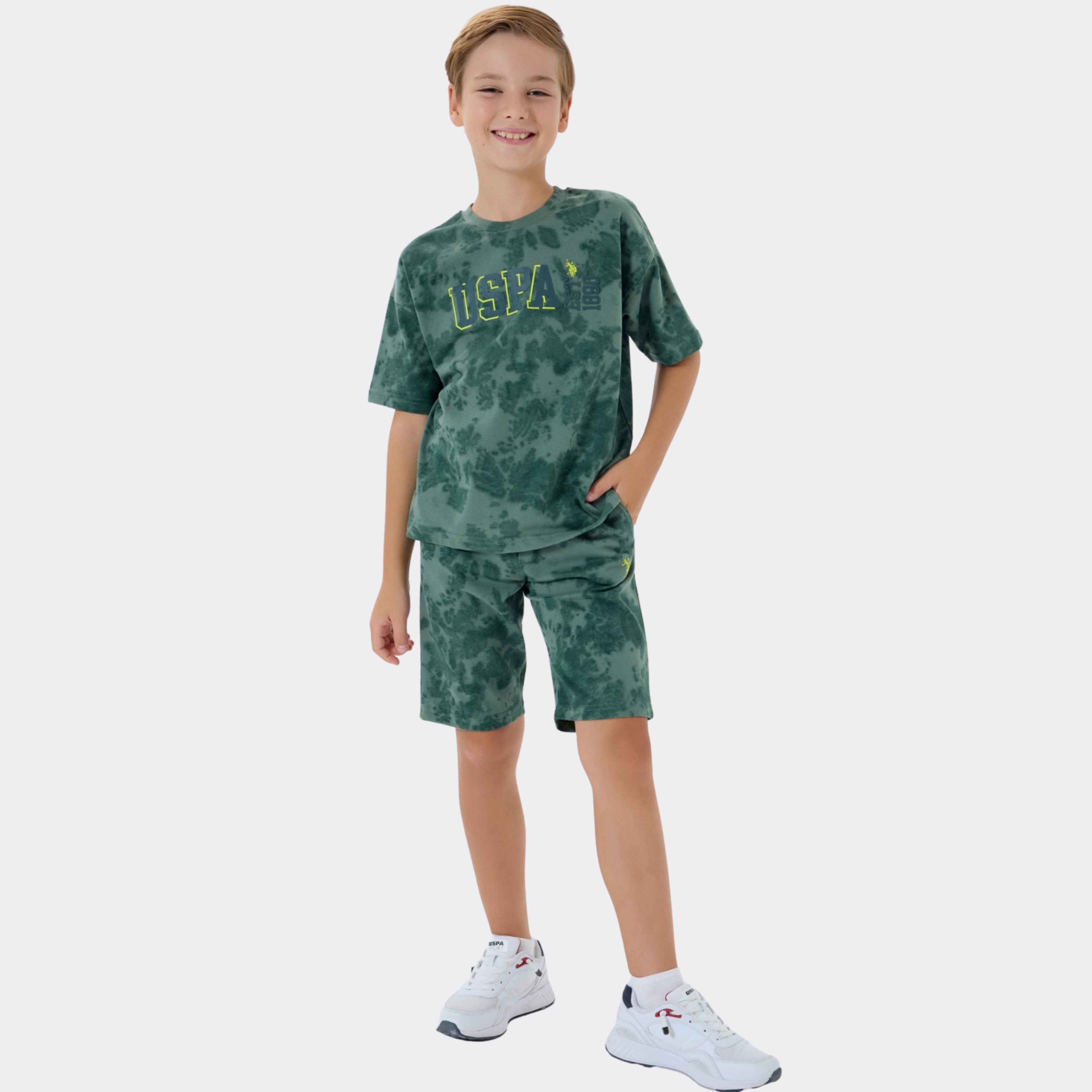 U.S. Polo Assn. | Varsity Spirit Kontrast Biyeli Erkek Çocuk Takım