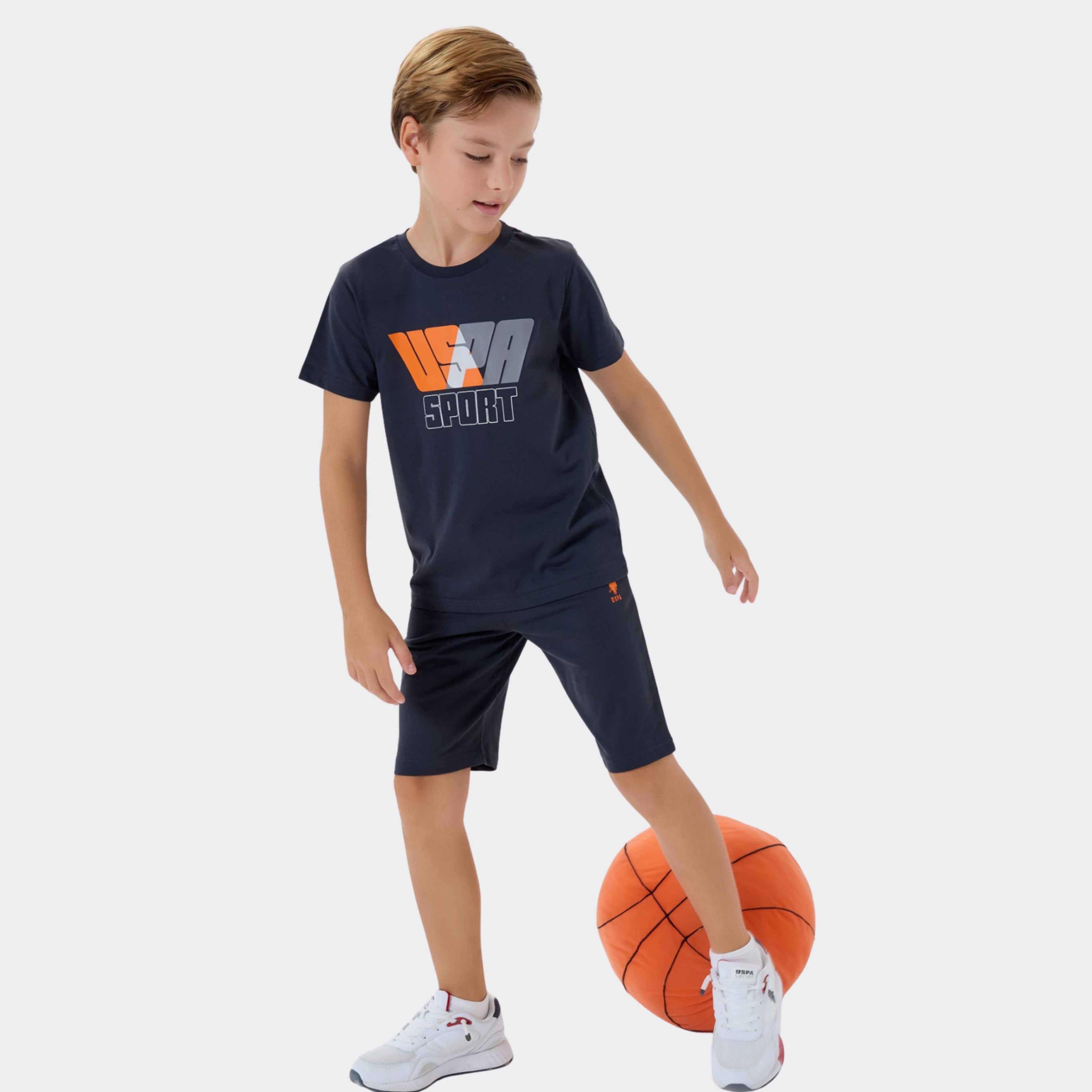 U.S. Polo Assn. | Neon Sport Erkek Çocuk Şortlu Takım