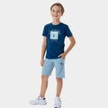 U.S. Polo Assn. | Azure Blue Authentic Erkek Çocuk Şortlu Takım