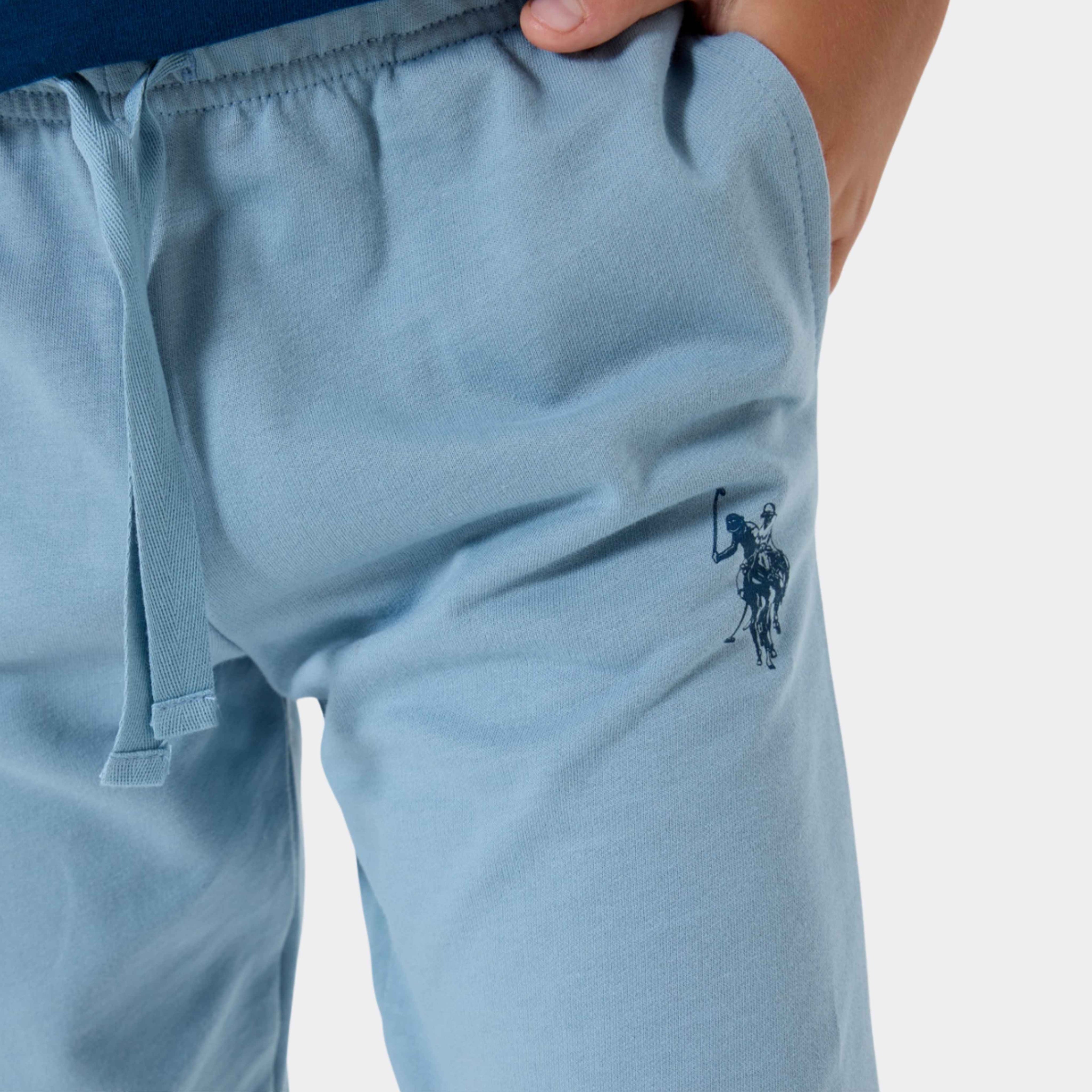 U.S. Polo Assn. | Azure Blue Authentic Erkek Çocuk Şortlu Takım